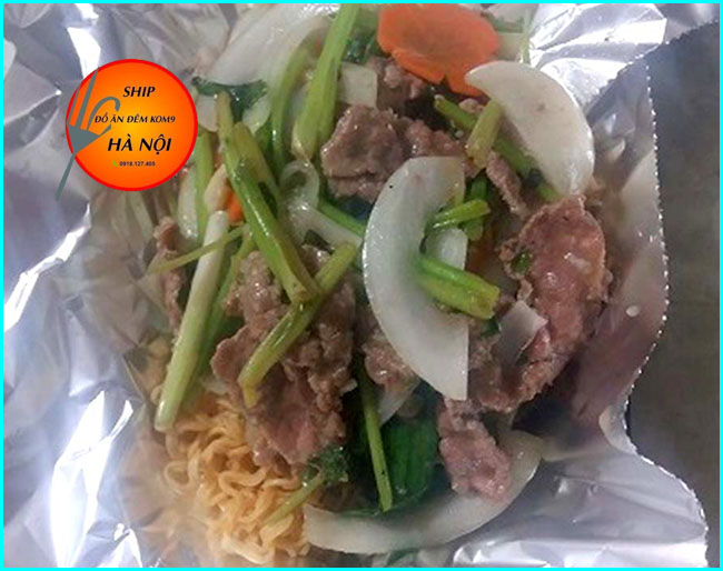 Ảnh món ăn mì xào bò rau cải ngon